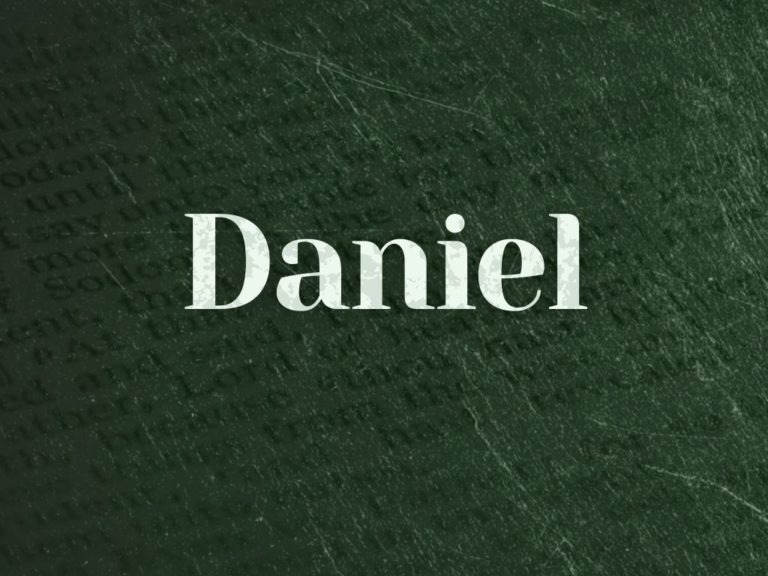 Daniel Christian Meaning of Names